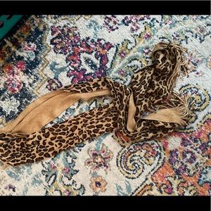 Cheetah scarf